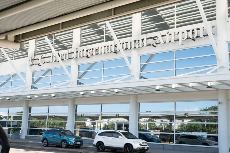 V.C. Bird International Airport — our home base